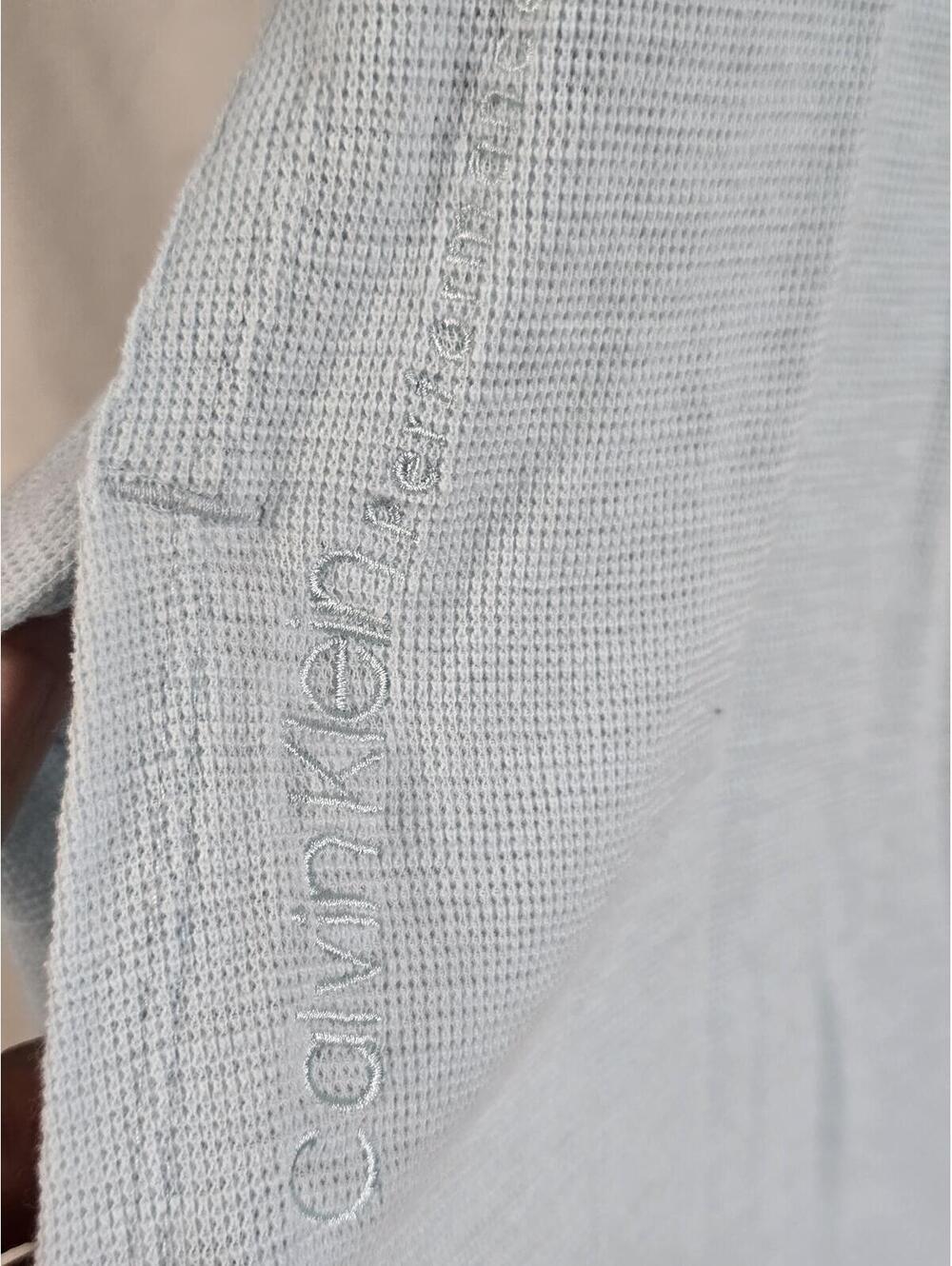 Calvin Klein Performance Light Blue Long Sleeve Top Size L - Picture 4 of 5